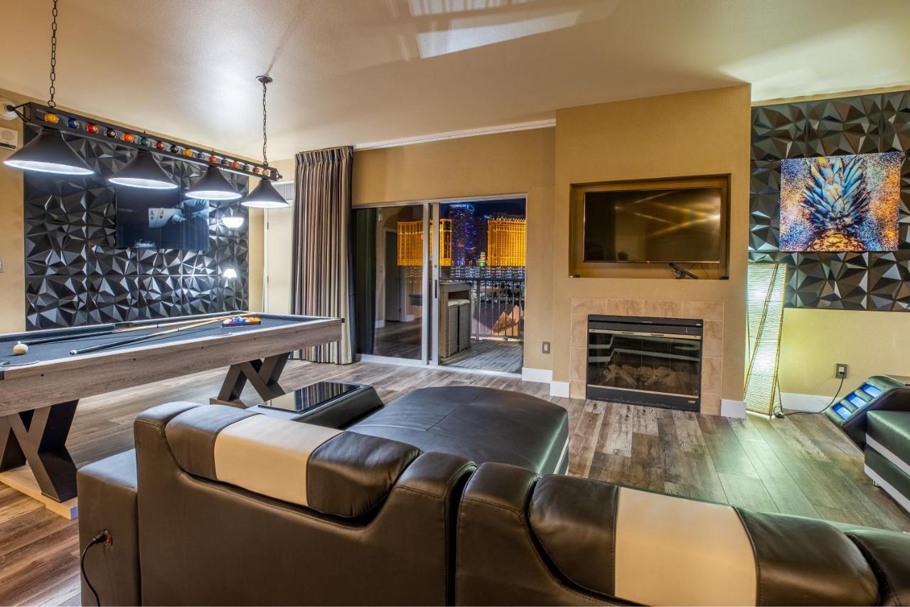2100 Sqft Penthouse Suite W/ Strip Views! Pool Gym Las Vegas Bagian luar foto